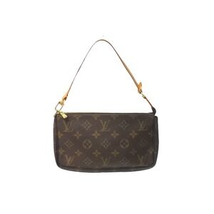 LOUIS VUITTON Monogram Accessory Pouch Pochette Accessoires Brown